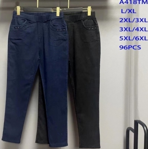 Spodnie materiałowe damskie (XL-6XL) DH2355