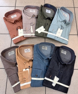 Koszule męskie na długi rękaw - Tureckie (M-3XL) NG4000