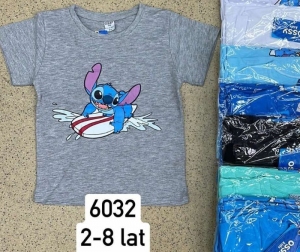 Bluzki chłopięce na krótki rękaw (2-8lat) NG449