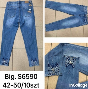 Spodnie jeansowe damskie (42-50) TP2383