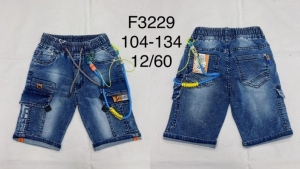 Spodenki chłopięce jeansowe (104-134) TP10240