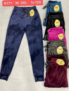 Spodnie welurowe damskie (M-3XL) TP7211