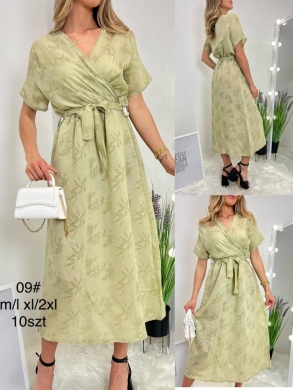 Sukienka damska na krótki rękaw (M-2XL) DH16321
