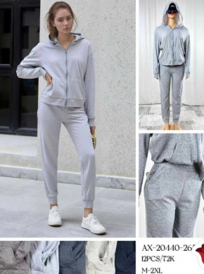 Komplet damskie na długi rękaw (M-2XL) NG5660