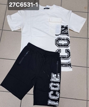 Komplet męskie krótki rękaw (M-2XL) DH14945