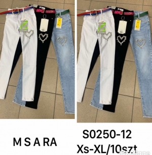 Spodnie jeansowe damskie (XS-XL) TP2354
