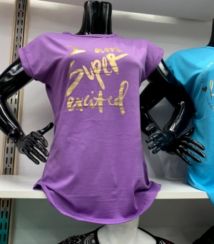 Bluzka damska na krótki rękaw - Turecka (M-XL) TP10394