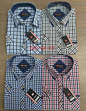Koszule męskie na krótki rękaw (M-3XL) DH14504