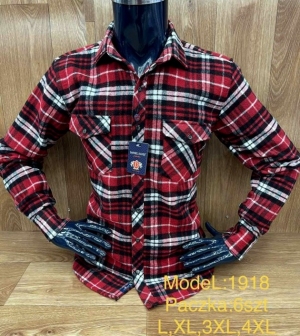 Koszule męskie na długi rękaw - Tureckie (L-4XL) TPA3580