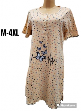 Koszula nocna damska na krótki rękaw (M-4XL) TP8339