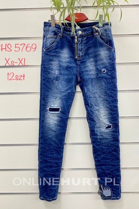 Spodnie jeansowe damskie (XS-XL) TP22393