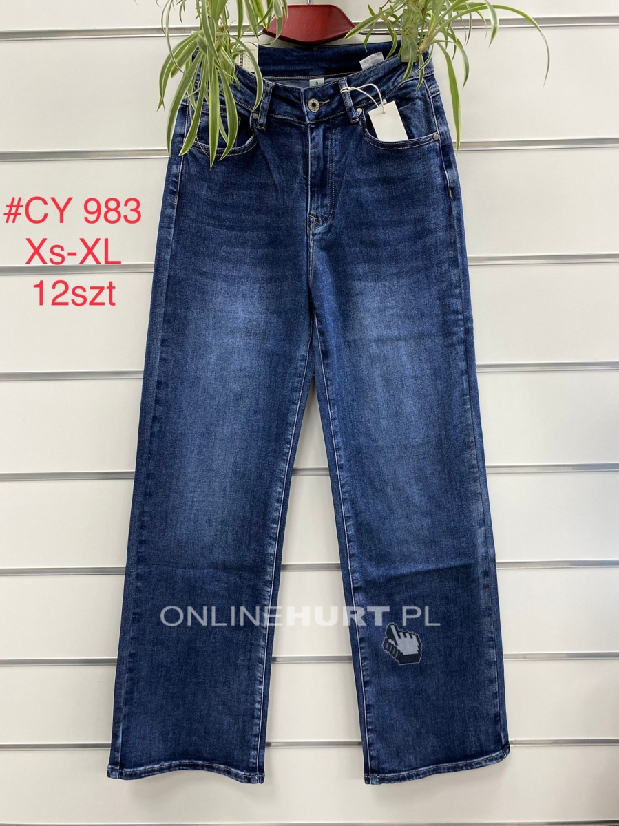 Spodnie jeansowe damskie (XS-XL) TP18079