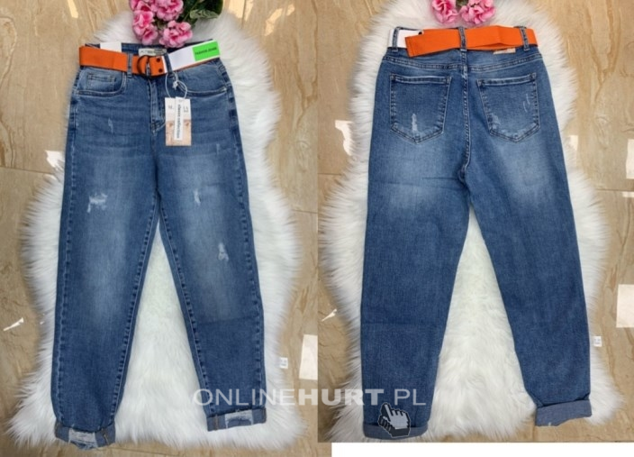 Spodnie jeansowe damskie (XS-XL) TP14644