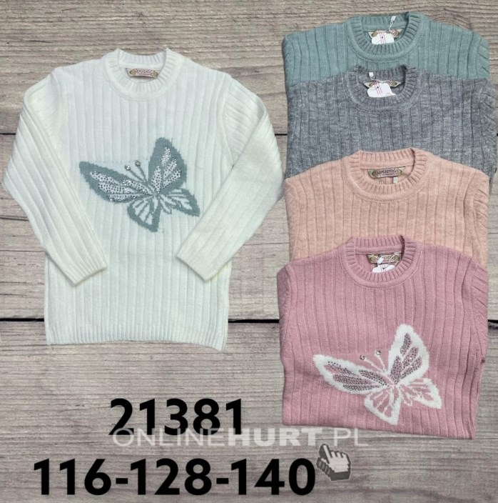 Swetry dziewczęce- Tureckie (116-140) TP17028
