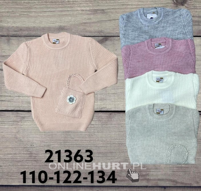 Swetry dziewczęce- Tureckie (110-134) TP17030