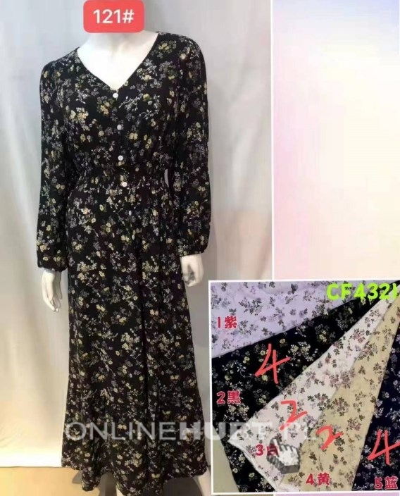 Sukienki damskie długi rękaw - Chińskie (M/L-XL/2XL) TP1326
