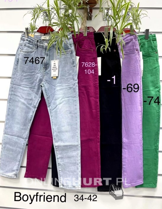 Spodnie jeansowe damskie (34-42) TP16883