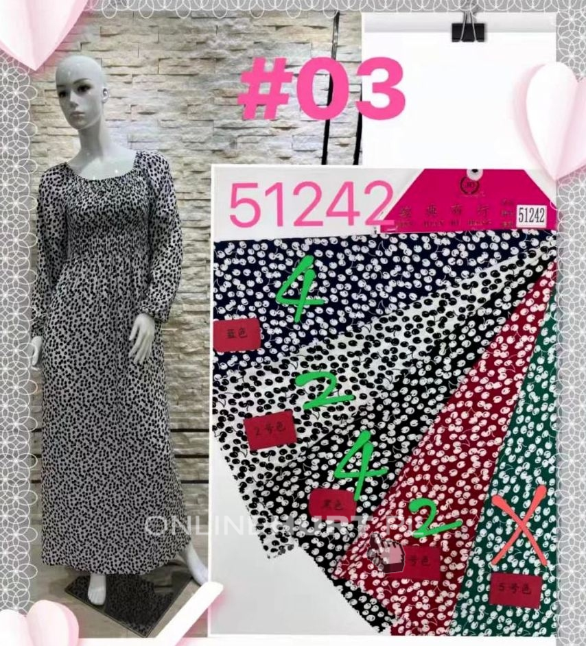 Sukienki damskie długi rękaw - Chińskie (M-2XL) TP1320