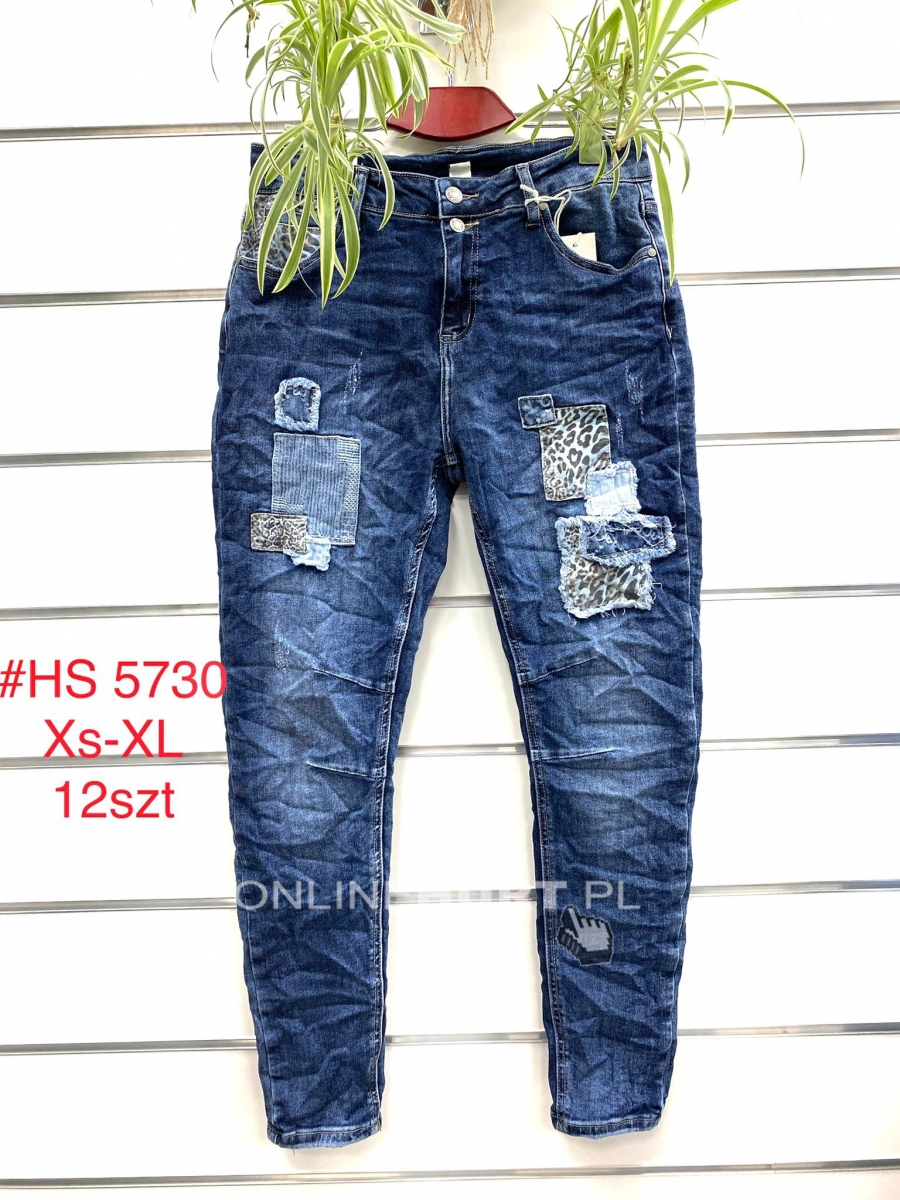 Spodnie jeansowe damskie (XS-XL) TP18084
