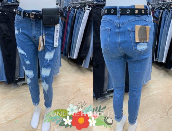 Spodnie jeansowe damskie (XS-XL) TP14650
