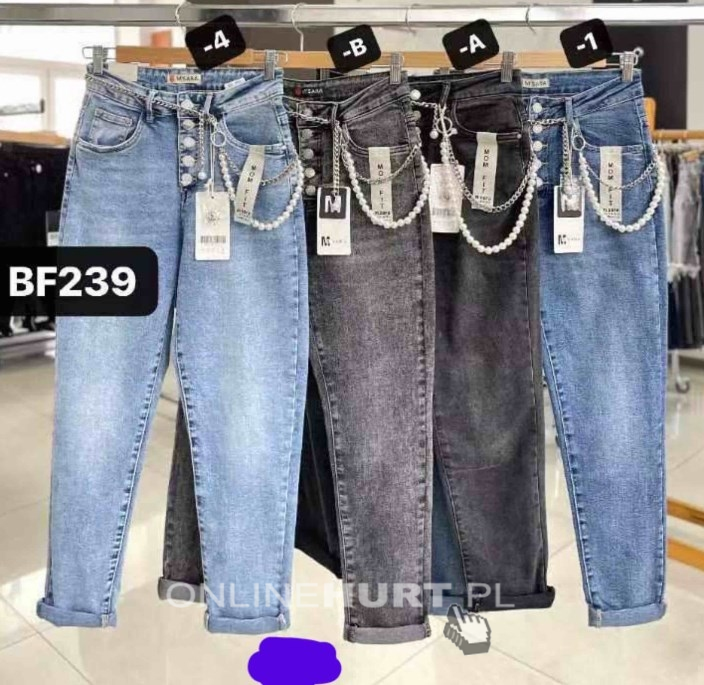 Spodnie jeansowe damskie (XS-XL) TP14646
