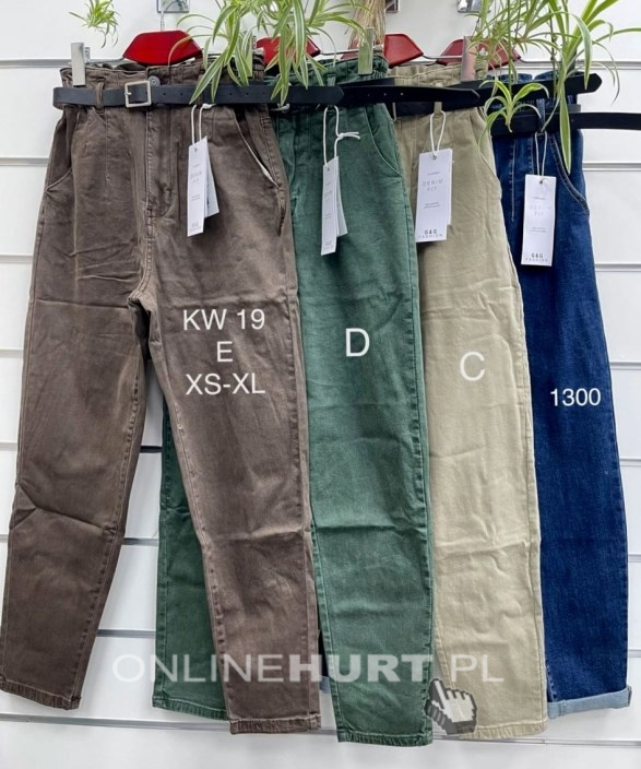 Spodnie jeansowe damskie (XS-XL) TP16884